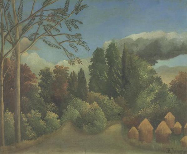Henri Rousseau The Haystacks oil painting image